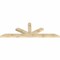 Ekena Millwork Saratoga Rough Sawn Timber Gable Bracket, Douglas Fir, 108"W x 36"H x 4"D x 6"F, 8/12 Pitch GBW108X36X0406SAR00RDF - alternate 3